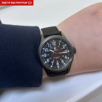 Чоловічий тактичний годинник Cheetah Command Black - Фото 9