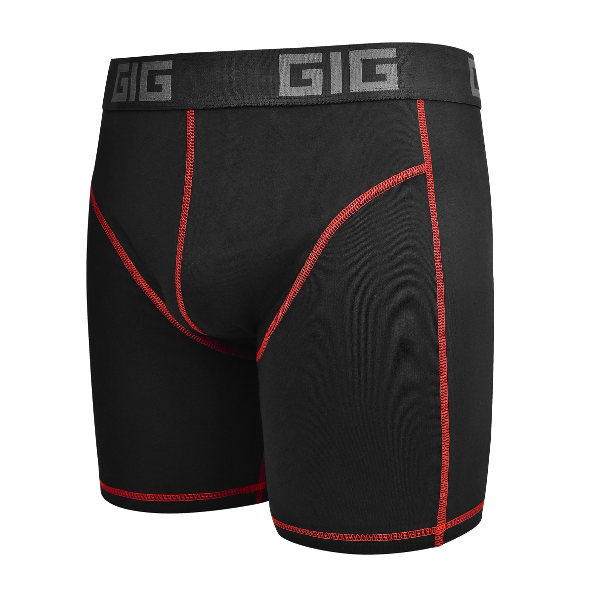 Труси Zero Gig чорні з червоним контуром GIG MILITARY