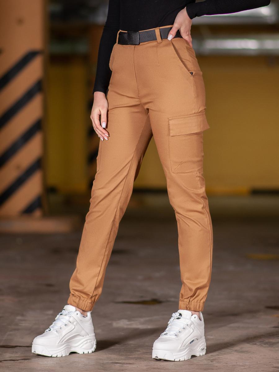 Карго брюки женские BEZET Eva brown'20