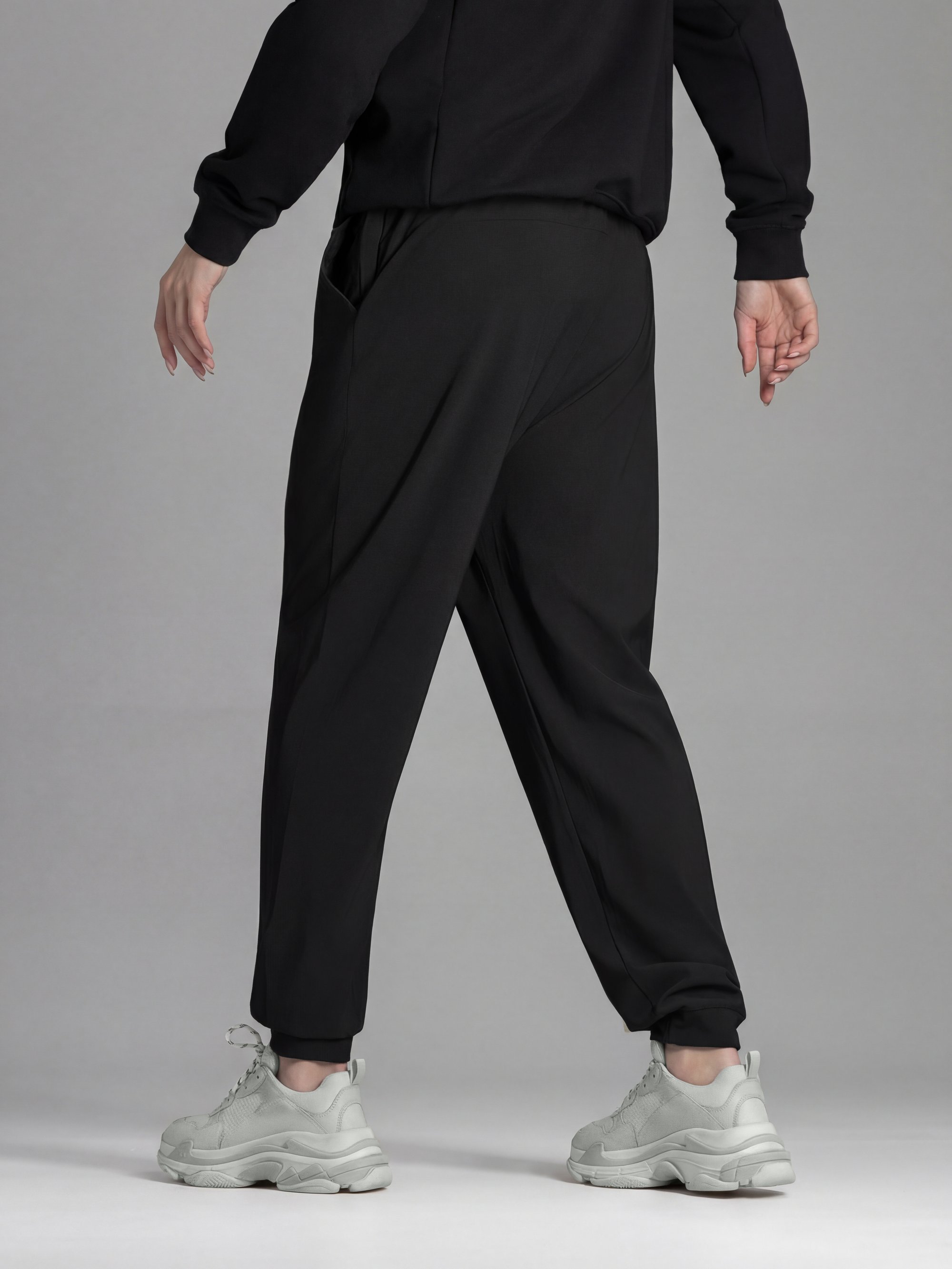 Штани жіночі джогери BEZET Raw чорний - Фото 2