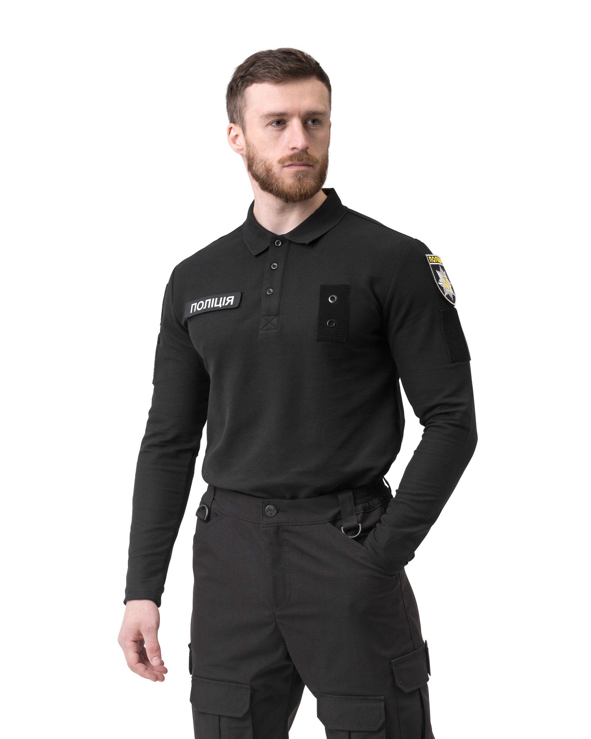 Лонгслів тактичний Поліція BEZET чорний