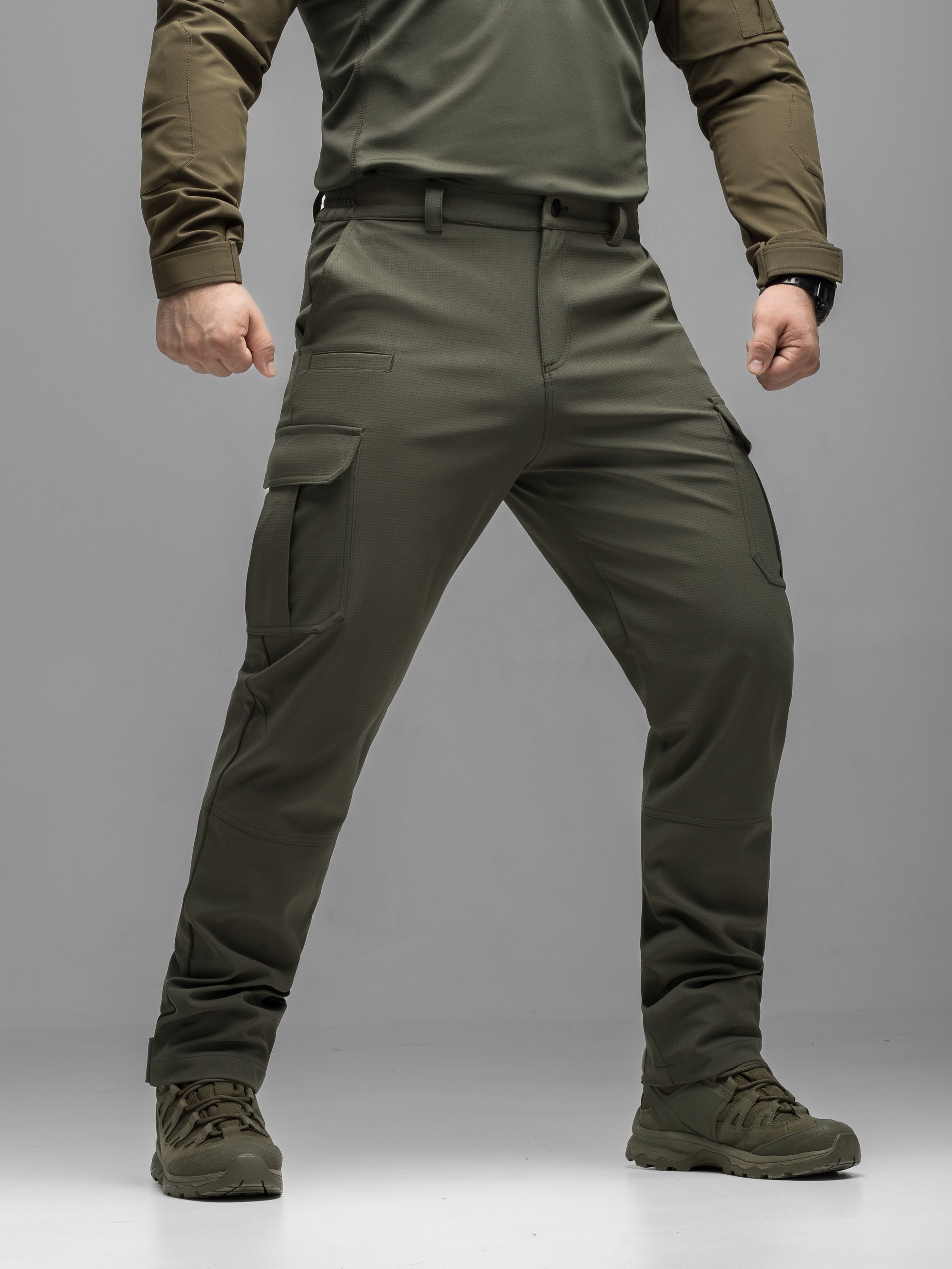 Штани карго тактичні BEZET Basic хакі - Фото 6