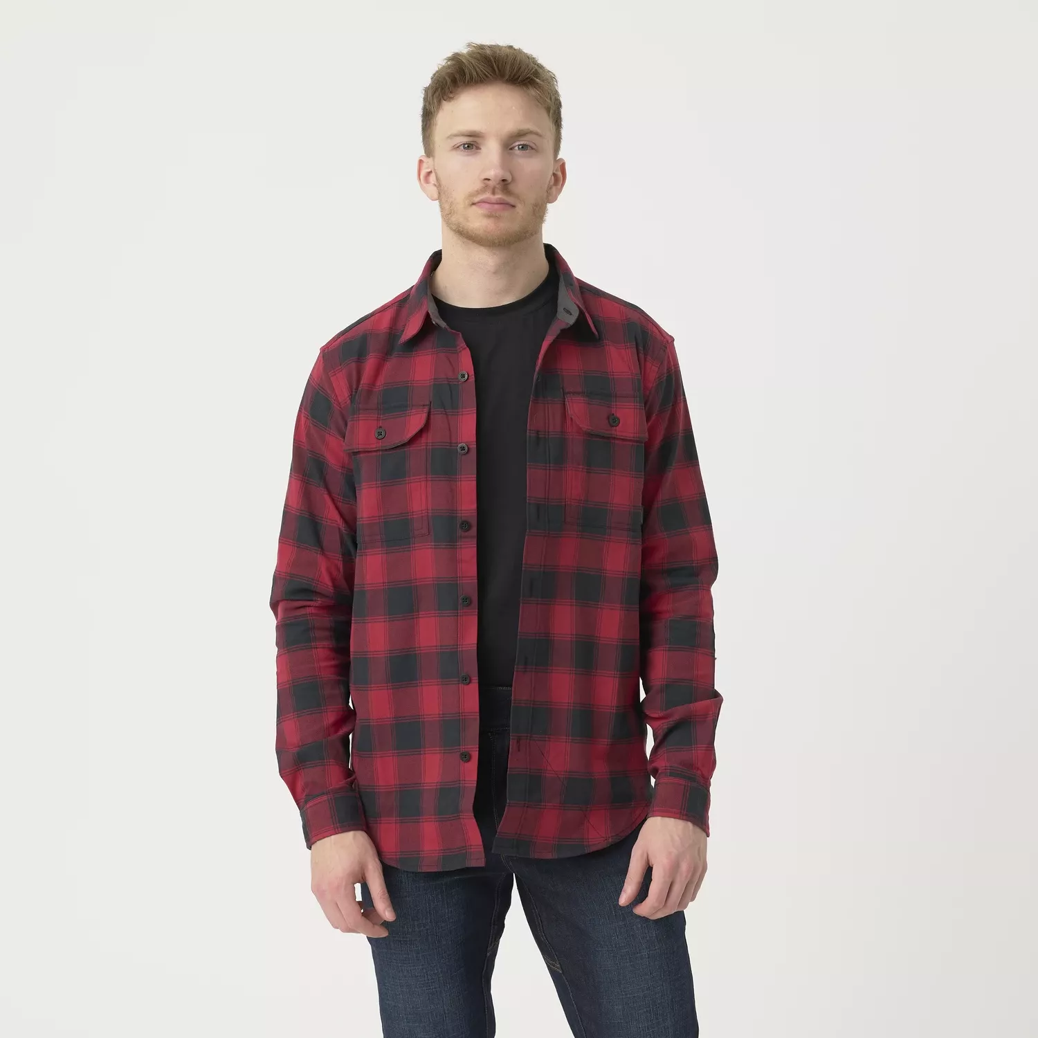 Сорочка Helikon-Tex Shirt - Nylon Sorona Blend Coral Crimson Checkered