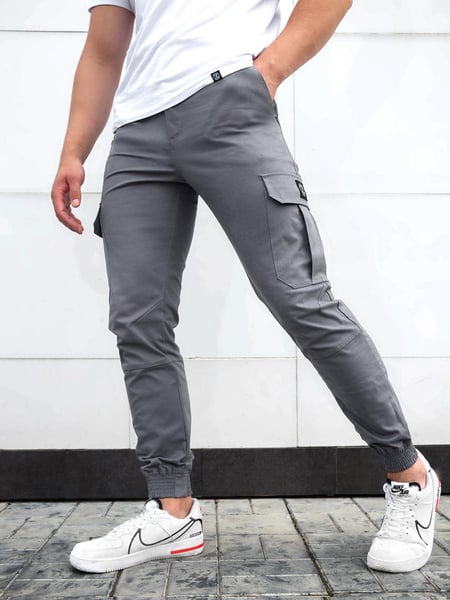 Брюки карго BEZET Basic серый