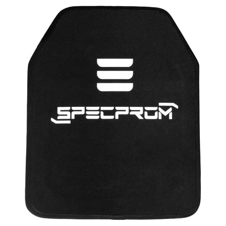 Керамічна бронеплита SPECPROM Sic+PE 6-го класу 2,4кг Чорна