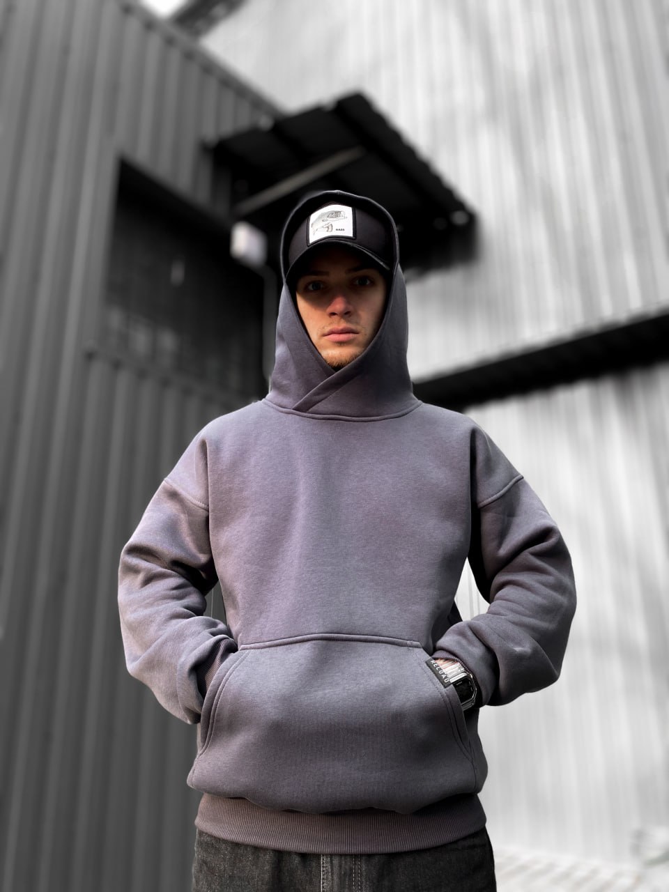 Худі Reload - Basic Fleece, графіт