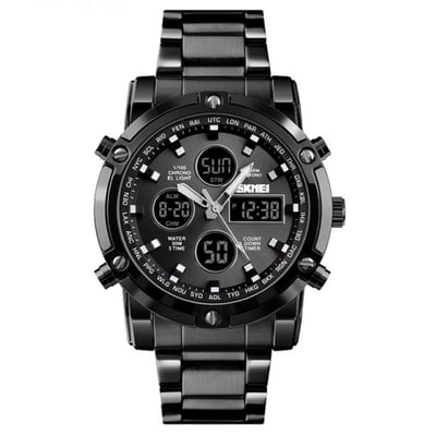 Чоловічий тактичний годинник Skmei Molot Limited AllBlack - Фото 1