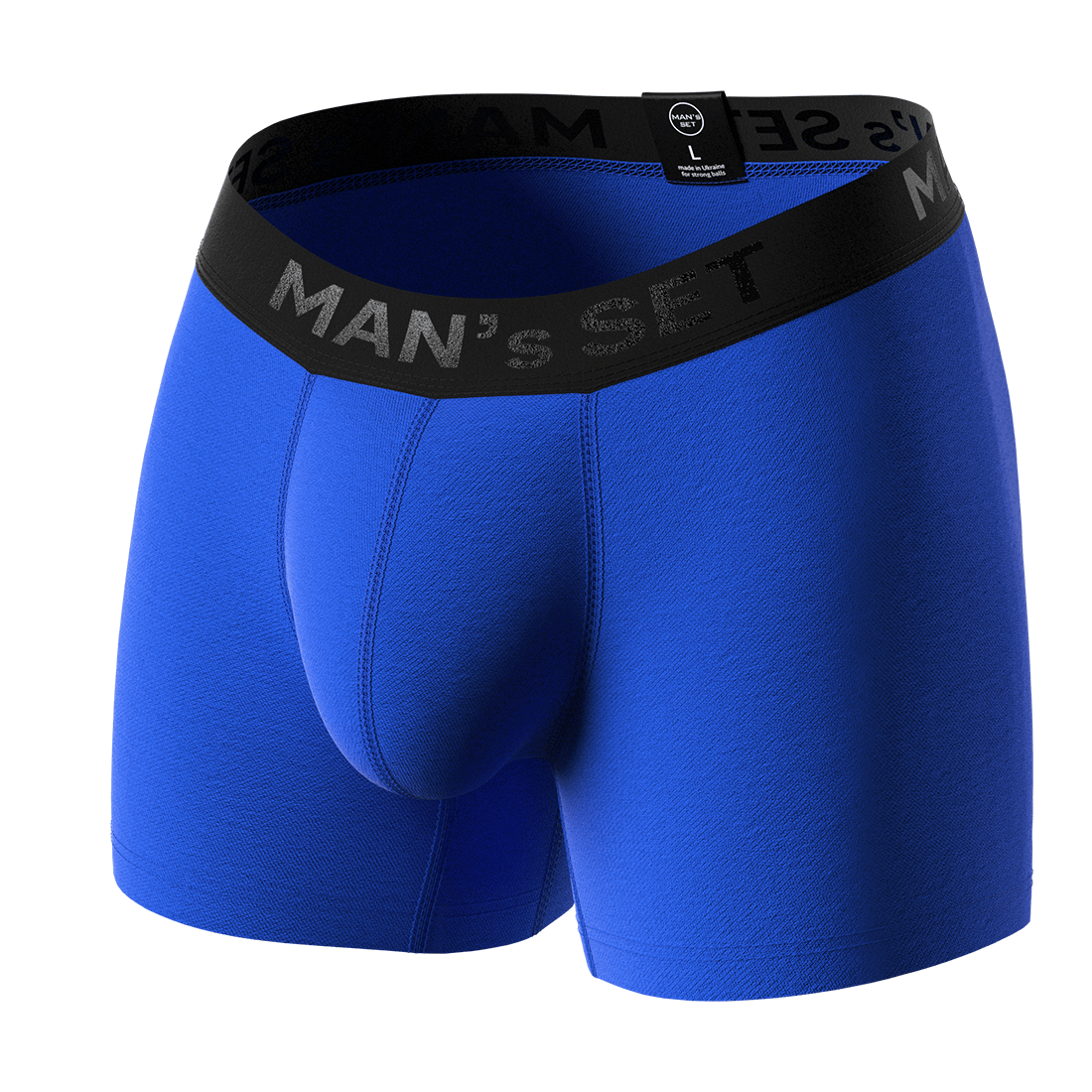 Мужские анатомические боксеры, Intimate Low-rise Black Series, электрик MansSet