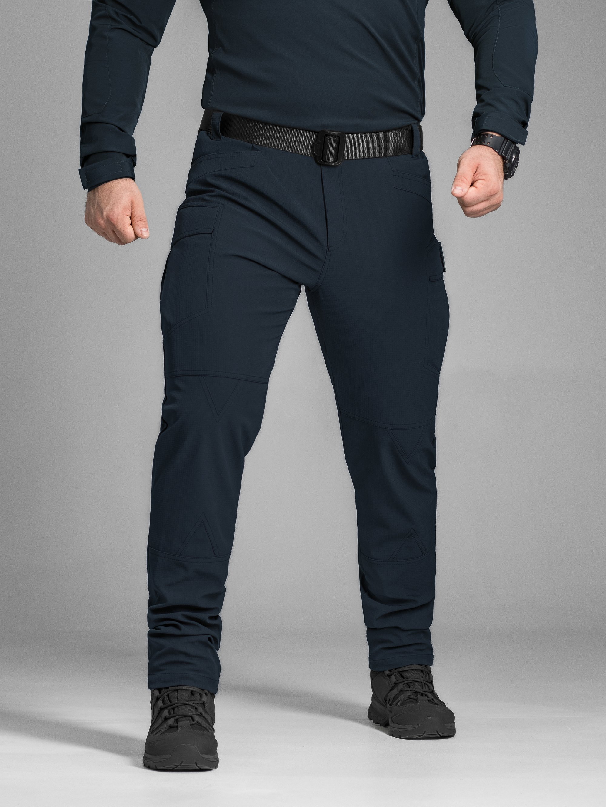 Брюки карго тактичні BEZET Капелан синій - Фото 3