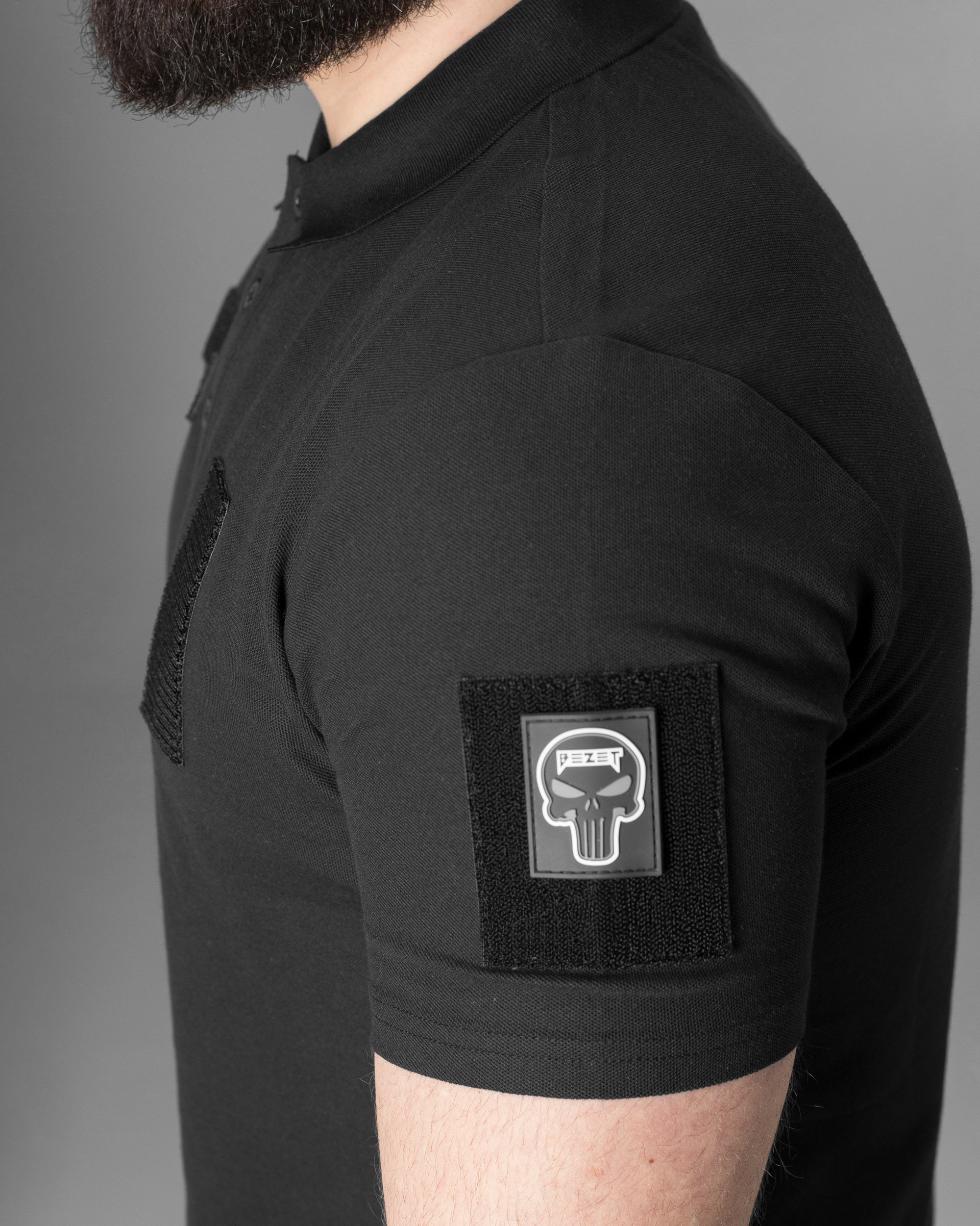 Футболка поло тактическая BEZET черный - Фото 12