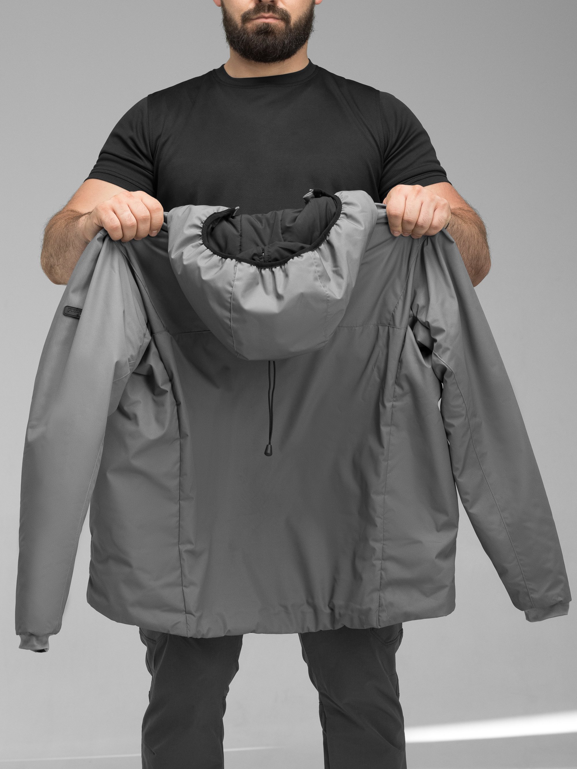 Куртка тактична BEZET Снайпер сірий - Фото 36