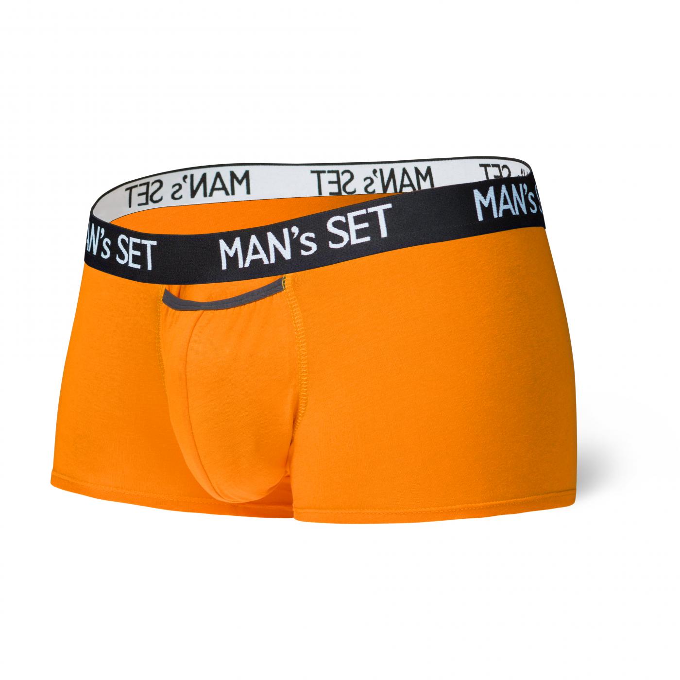 Мужские трусы анатомические из хлопка, Modern, оранжевый MansSet