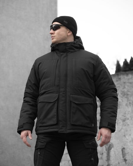 Куртка тактична зимова BEZET SnowPatrol чорний