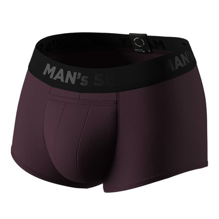 Мужские анатомические спортивные боксеры Sport w/fly, Black Series, марсала MansSet
