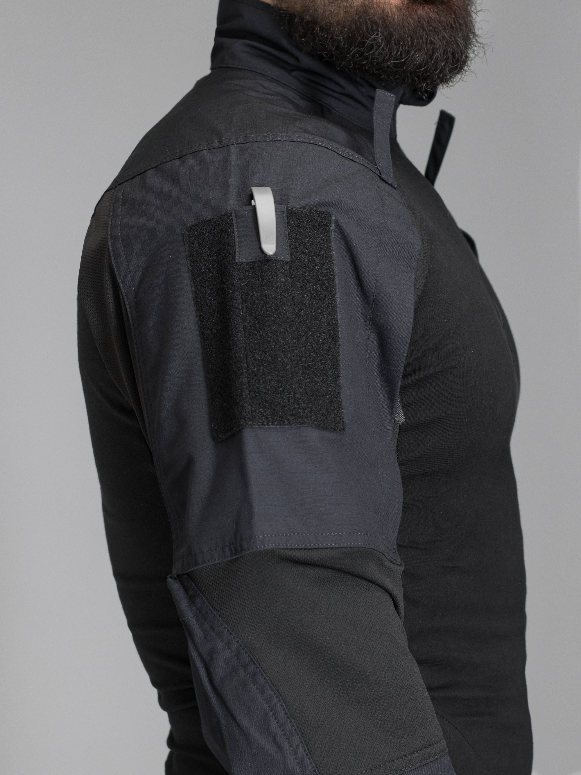 Сорочка бойова BEZET Штурм чорний - Фото 26