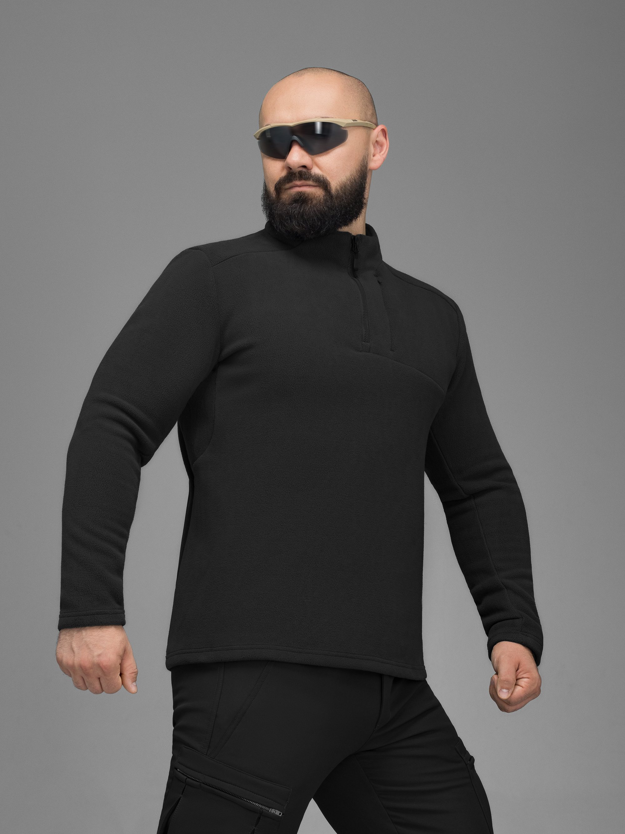 Кофта флісова BEZET Frostline чорний - Фото 3