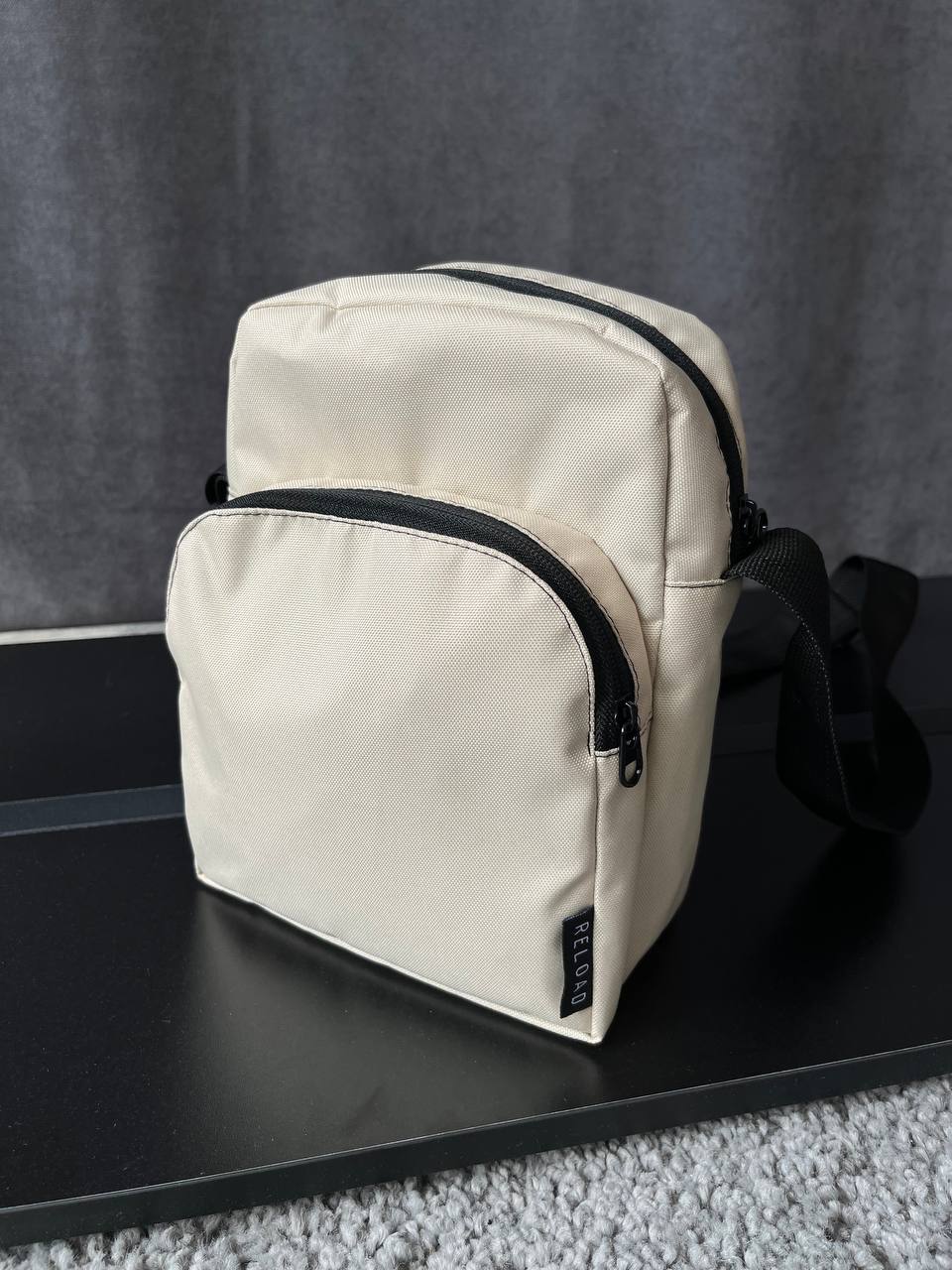 Сумка через плече (месенджер) Reload, бежевий, унісекс