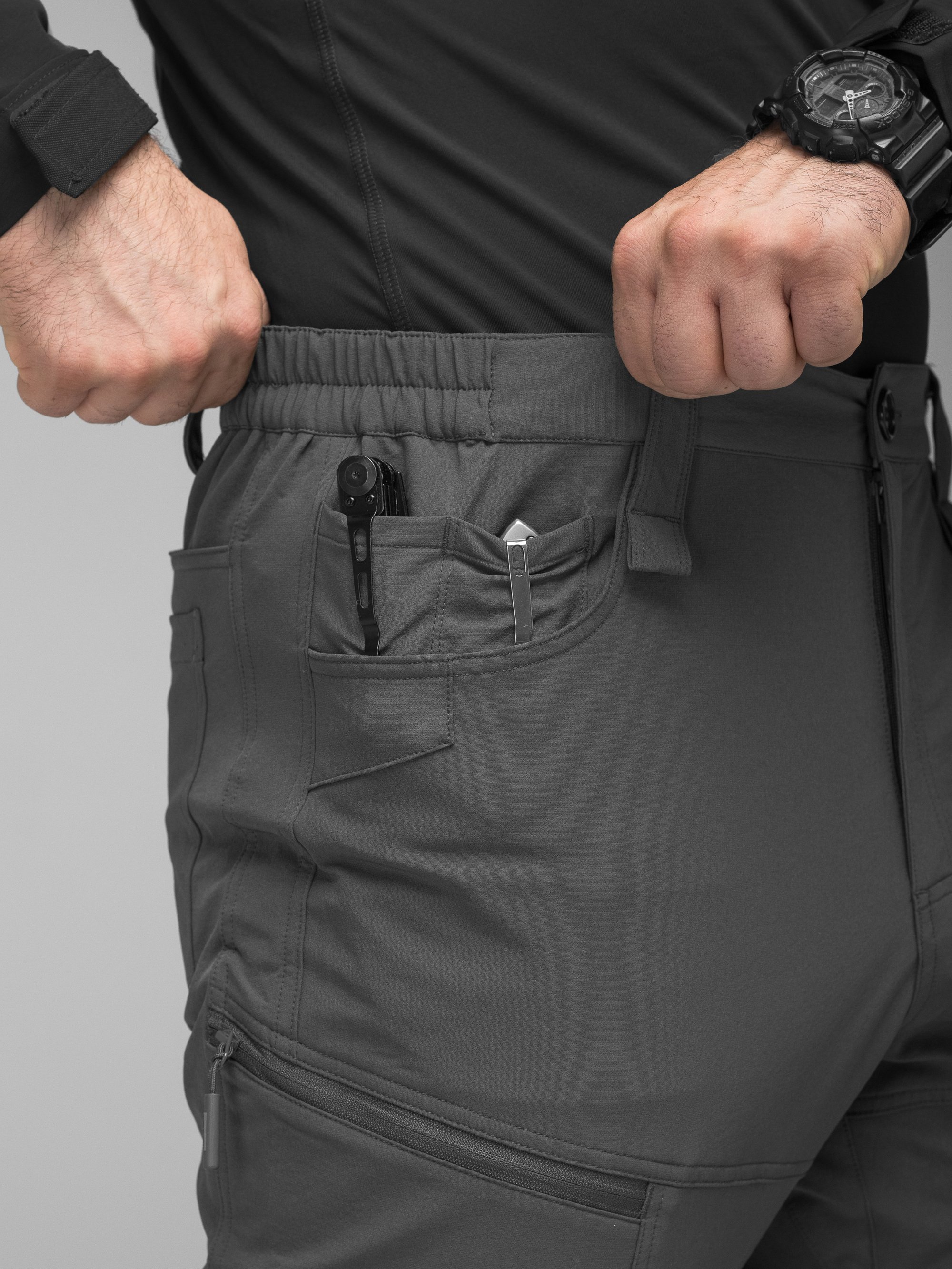 Штани карго тактичні BEZET TactDry 240 сірий - Фото 20