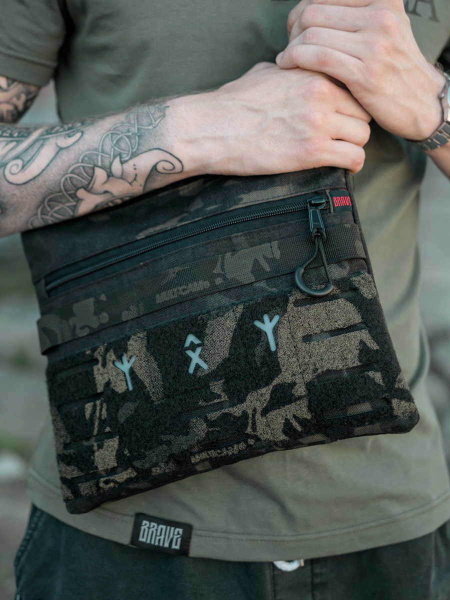 Сумка Х2 GR Чорний Мультикам Stay Brave Company