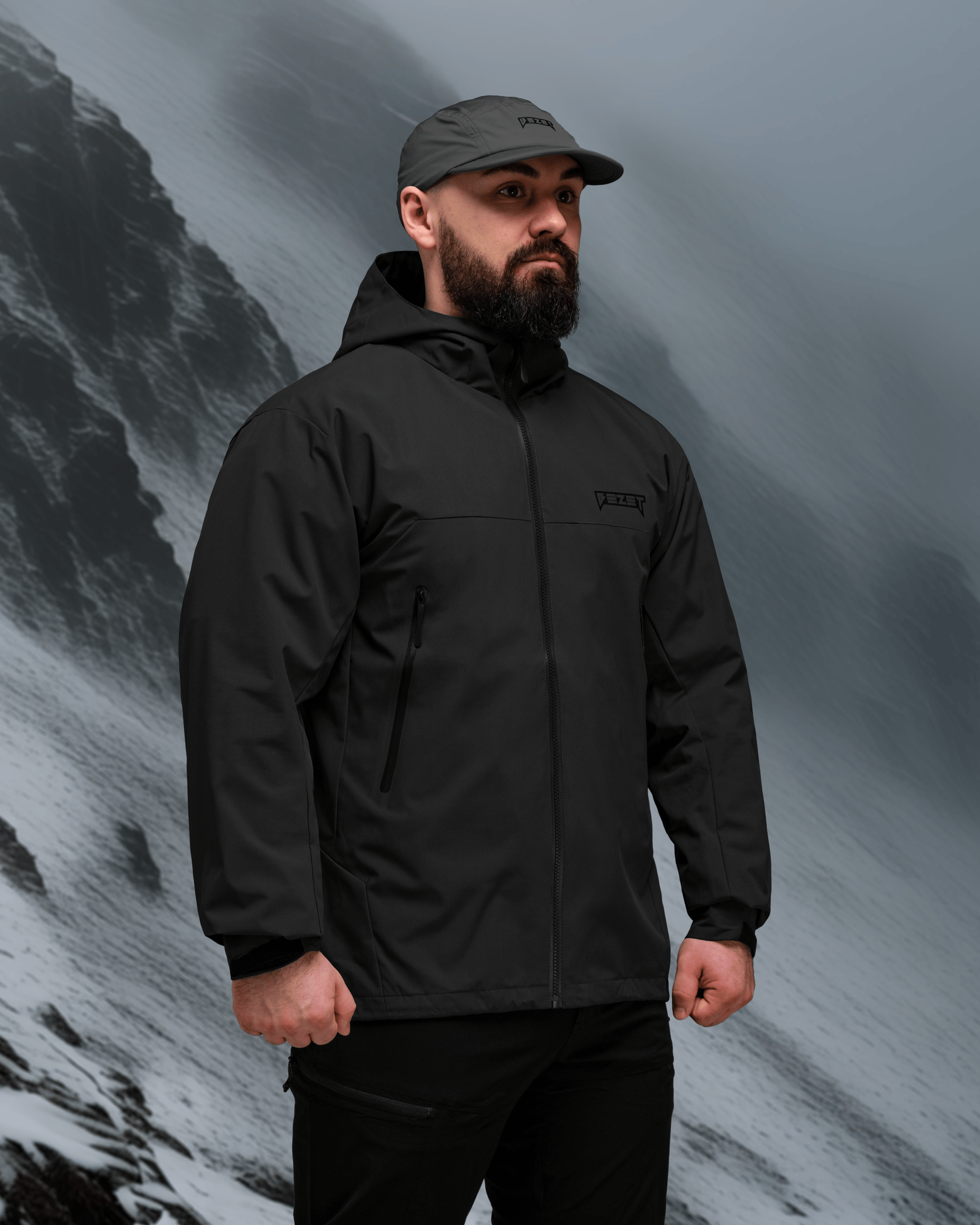 Куртка вітрівка BEZET WindBreaker чорний - Фото 2