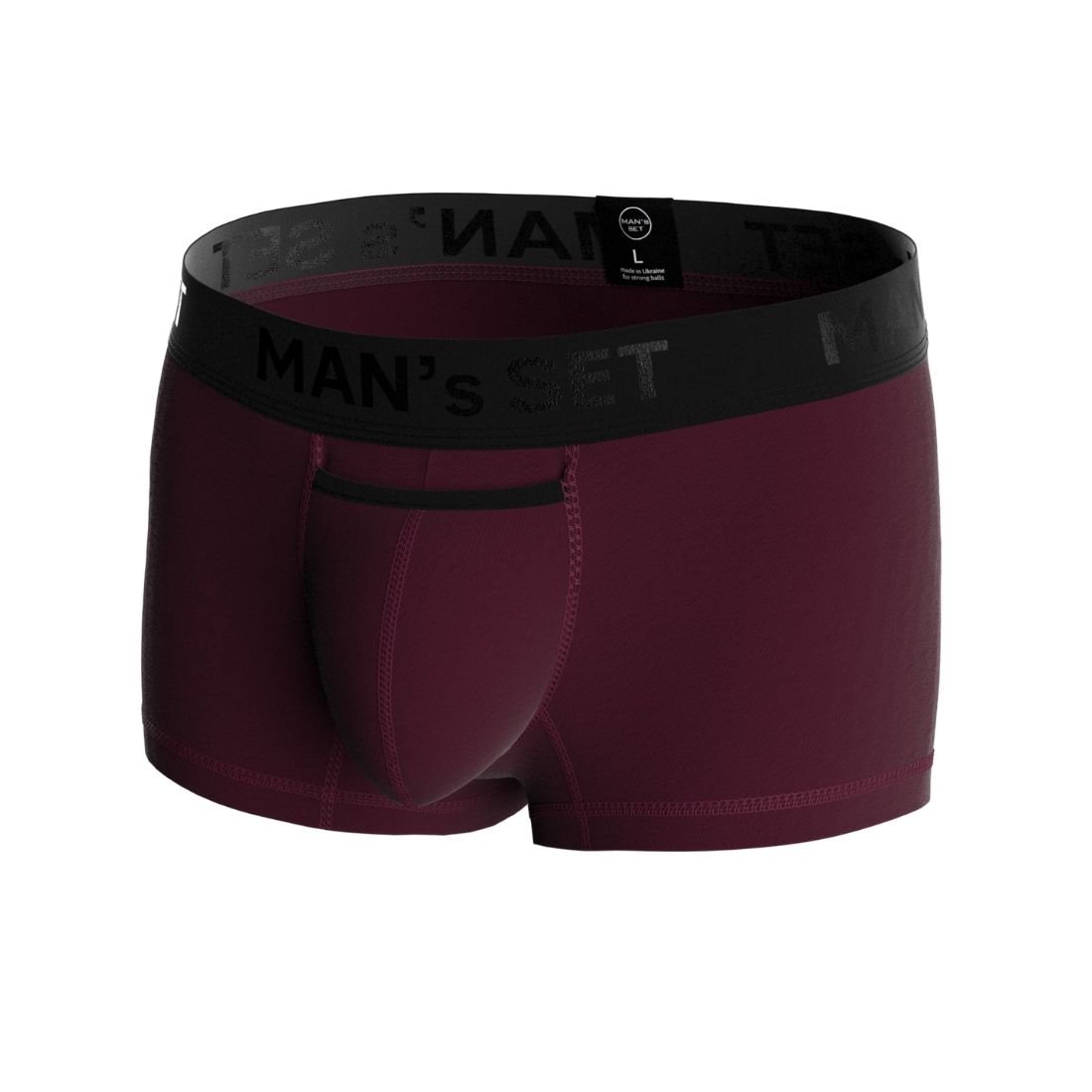 Чоловічі труси анатомічні 'Black Series', Modern, марсала MansSet