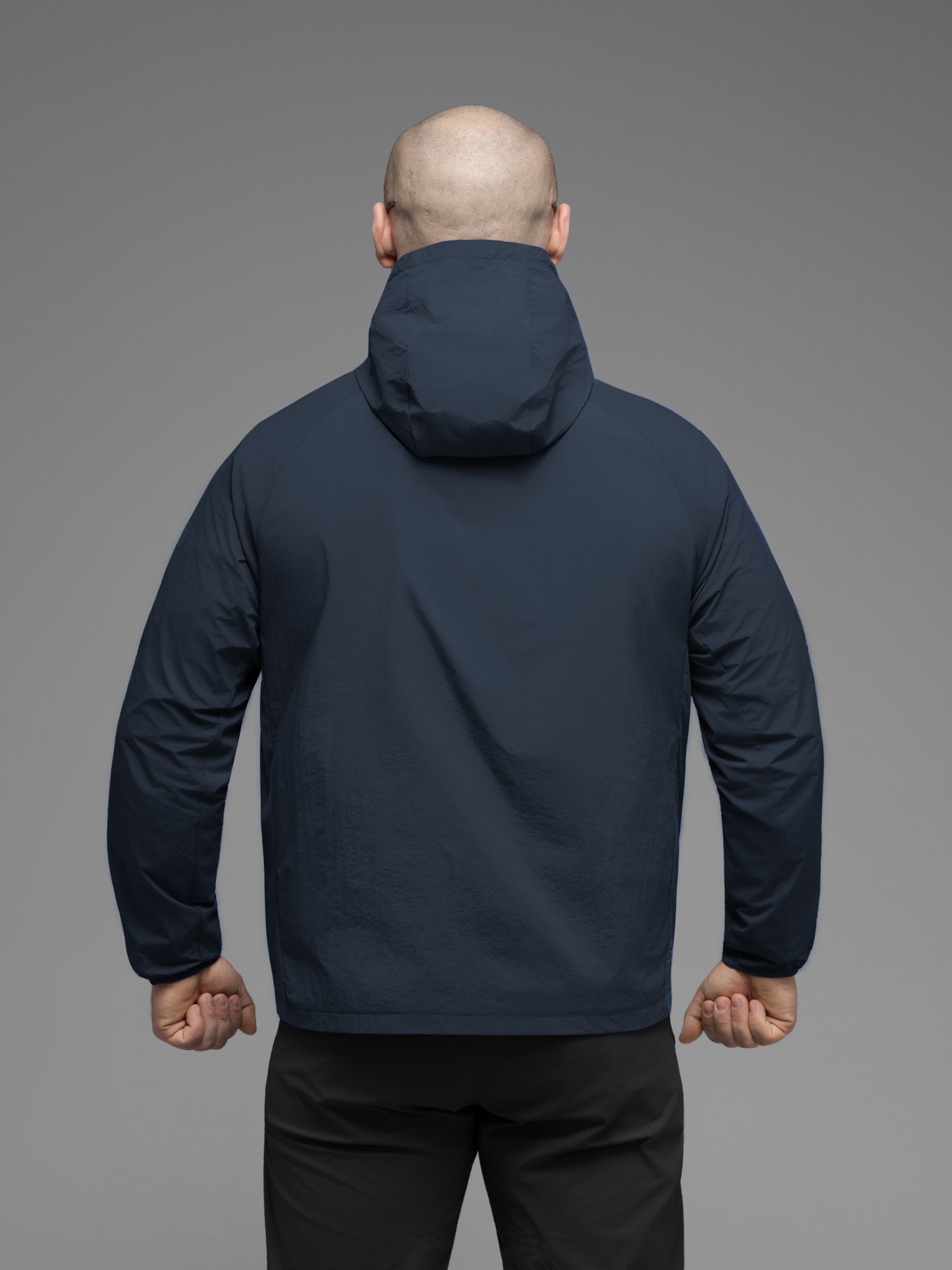 Куртка вітрівка BEZET Solguard UV 100 синій - Фото 5