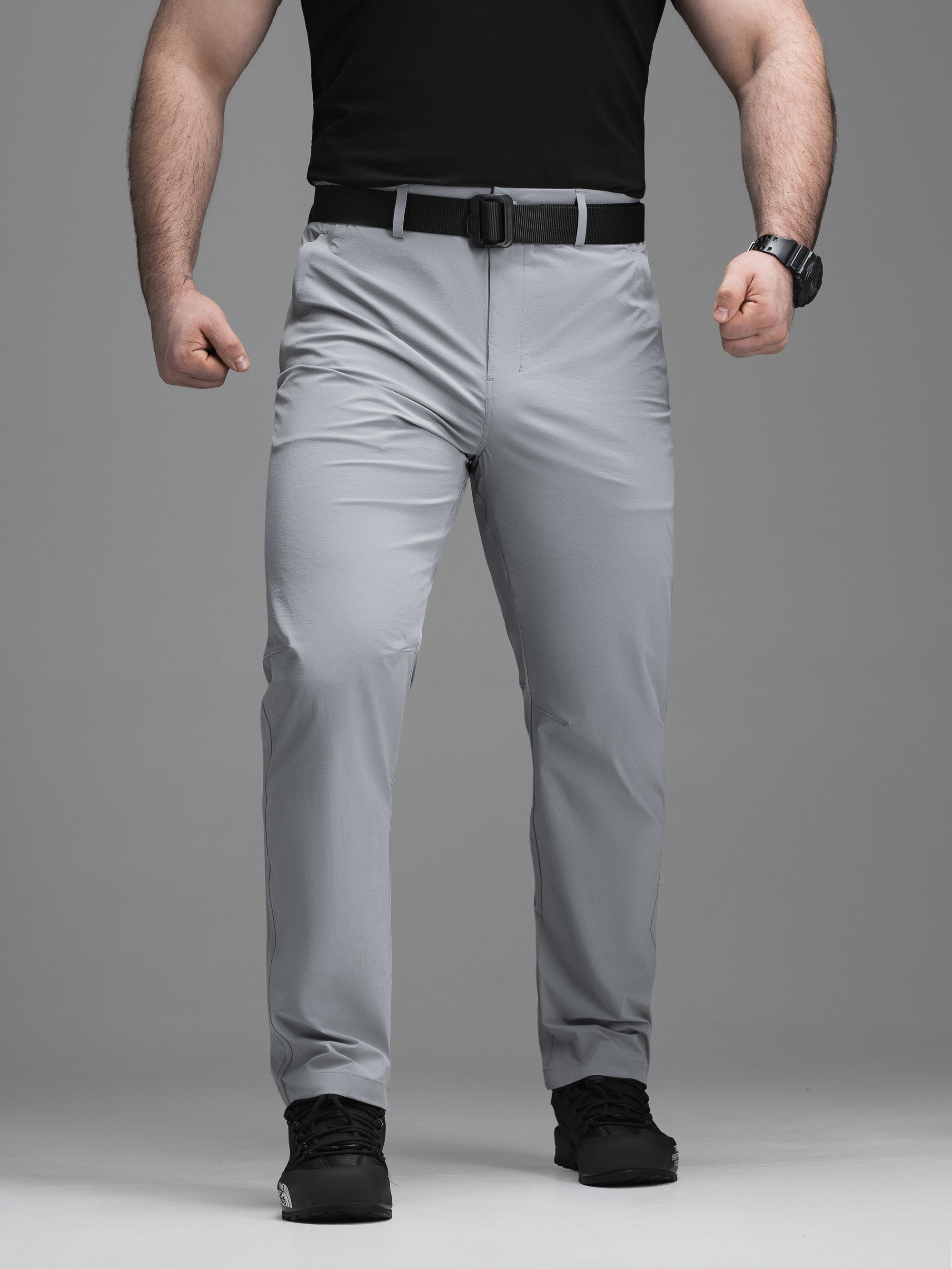 Брюки BEZET Decent сірий - Фото 8