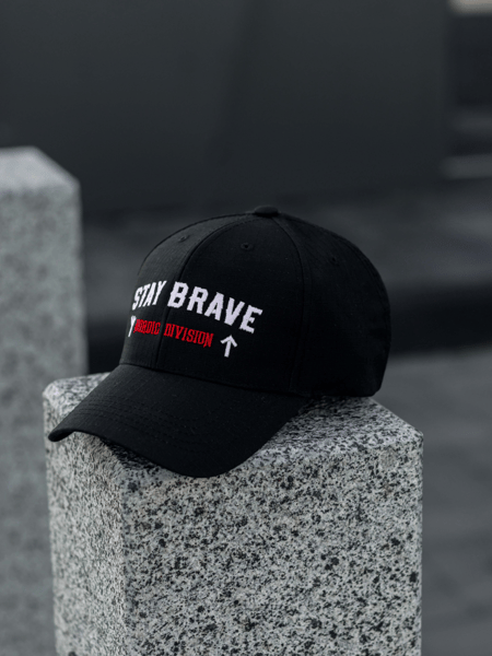Бейсболка Чорна Stay Brave