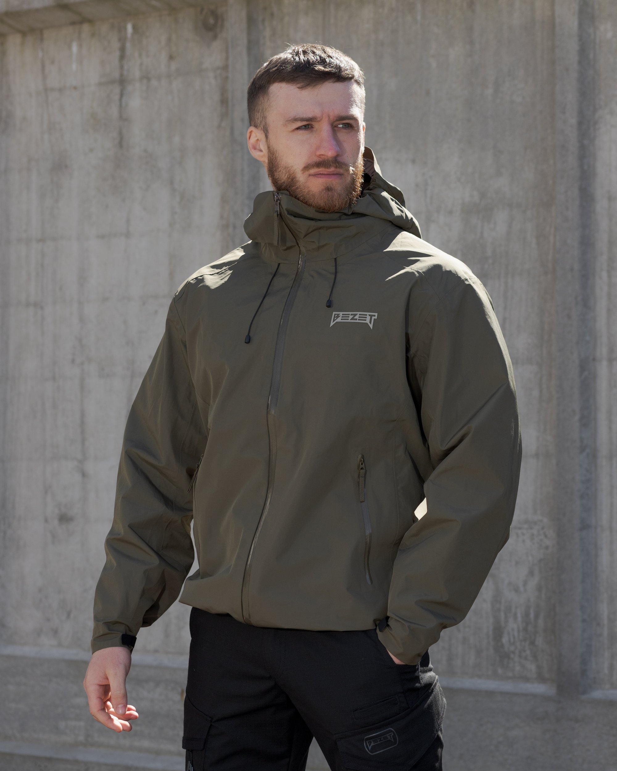 Куртка вітрівка BEZET ShieldTech хакі - Фото 46