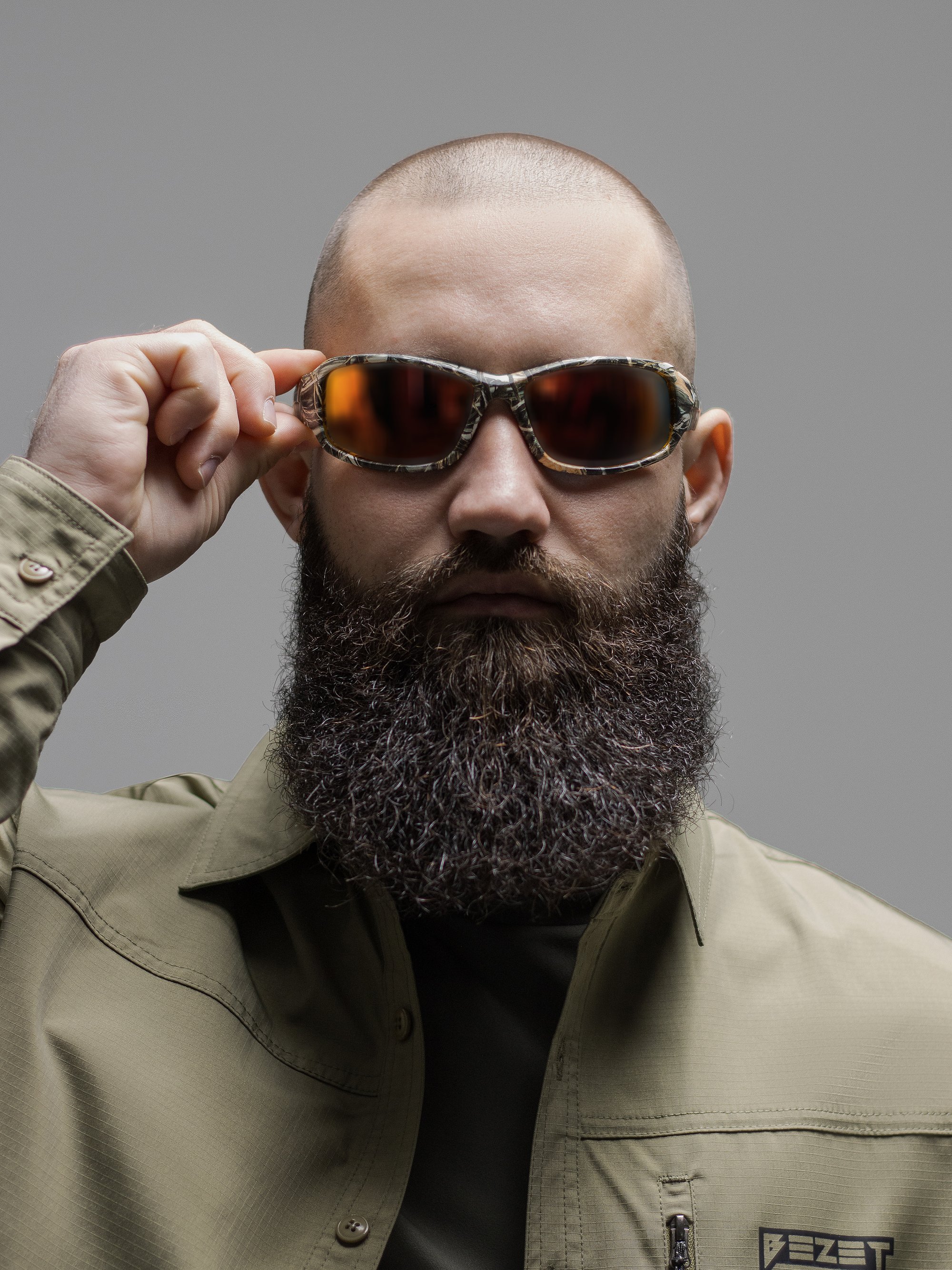 Окуляри тактичні BEZET Shadow 2.0 камуфляжний - Фото 3