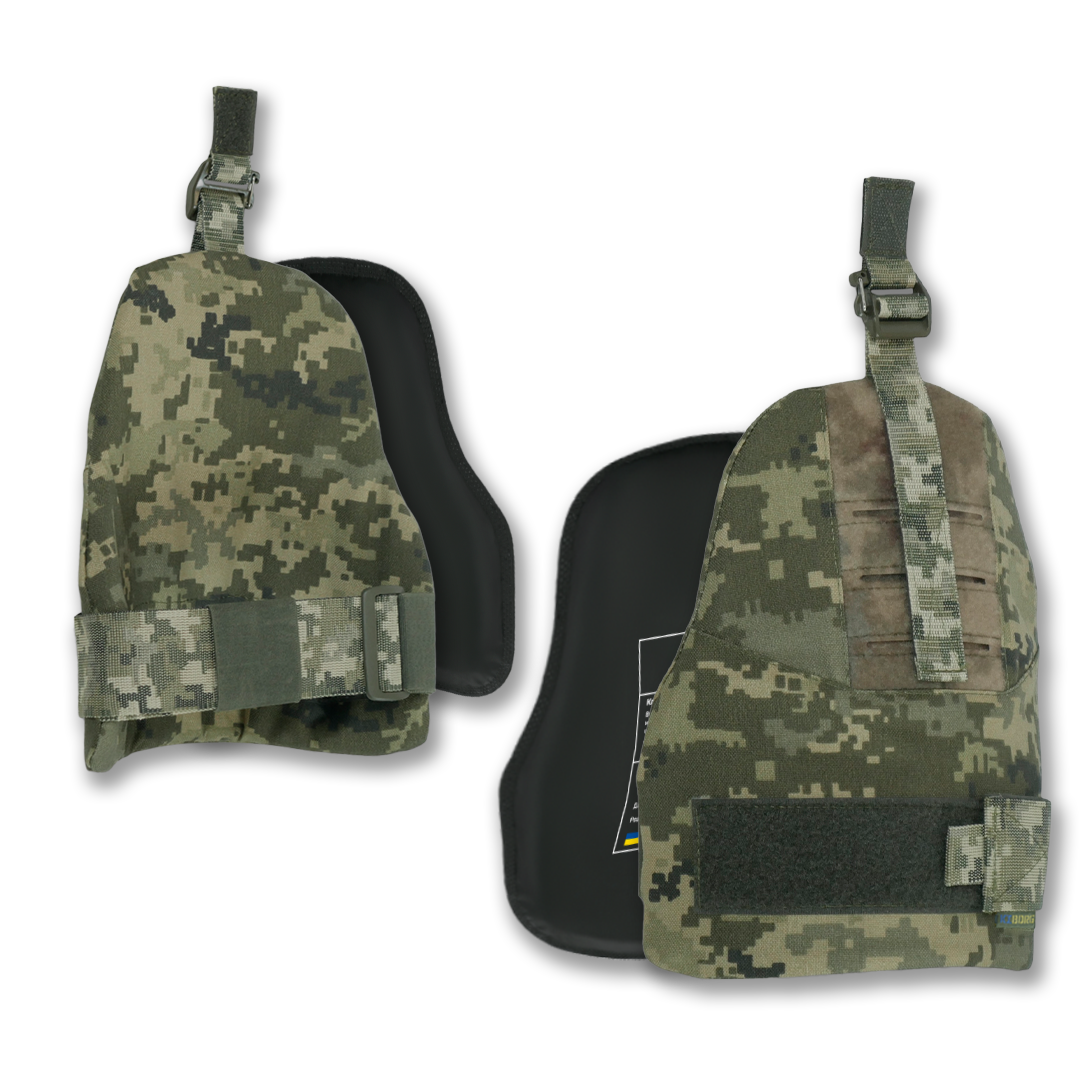 Защита плеч Kiborg с баллистическим пакетом 1 класс защиты Militex Pixel KIBORG