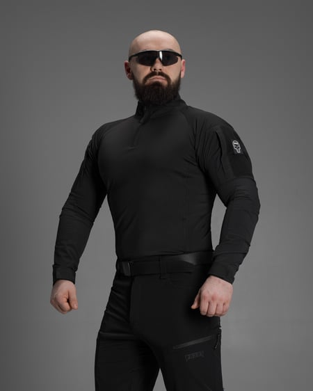 Сорочка тактична чоловіча BEZET Combat чорний