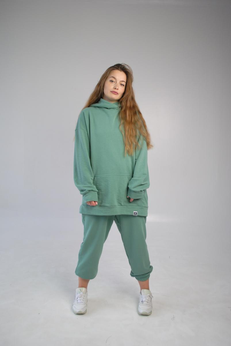 Костюм спортивний оверсайз ментоловий Hi Mate