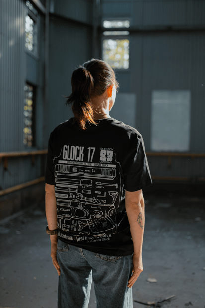 Футболка чорна Glock 17 Bad Boy Company