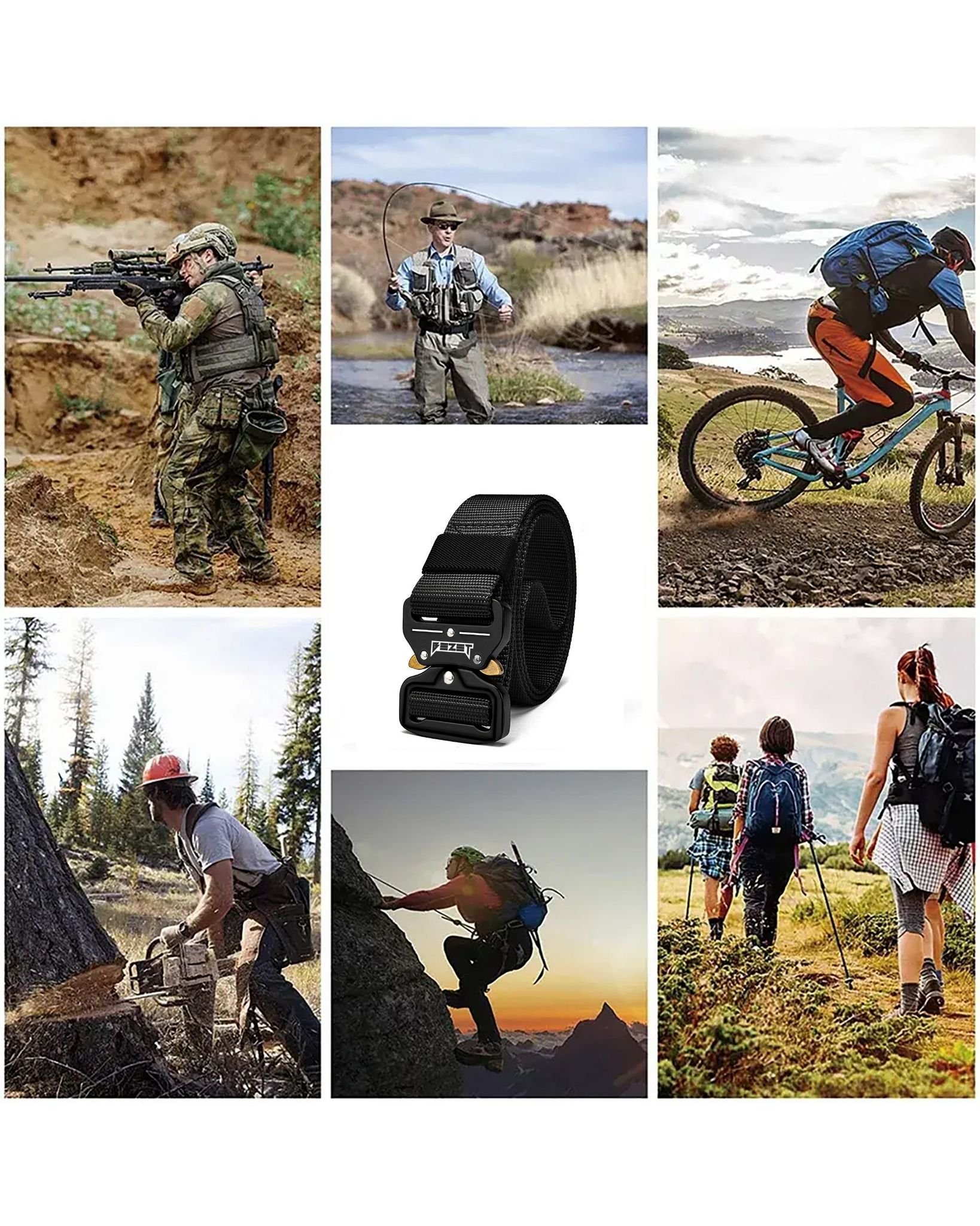 Ремень тактический BEZET butterfly 2.0 черный - Фото 5