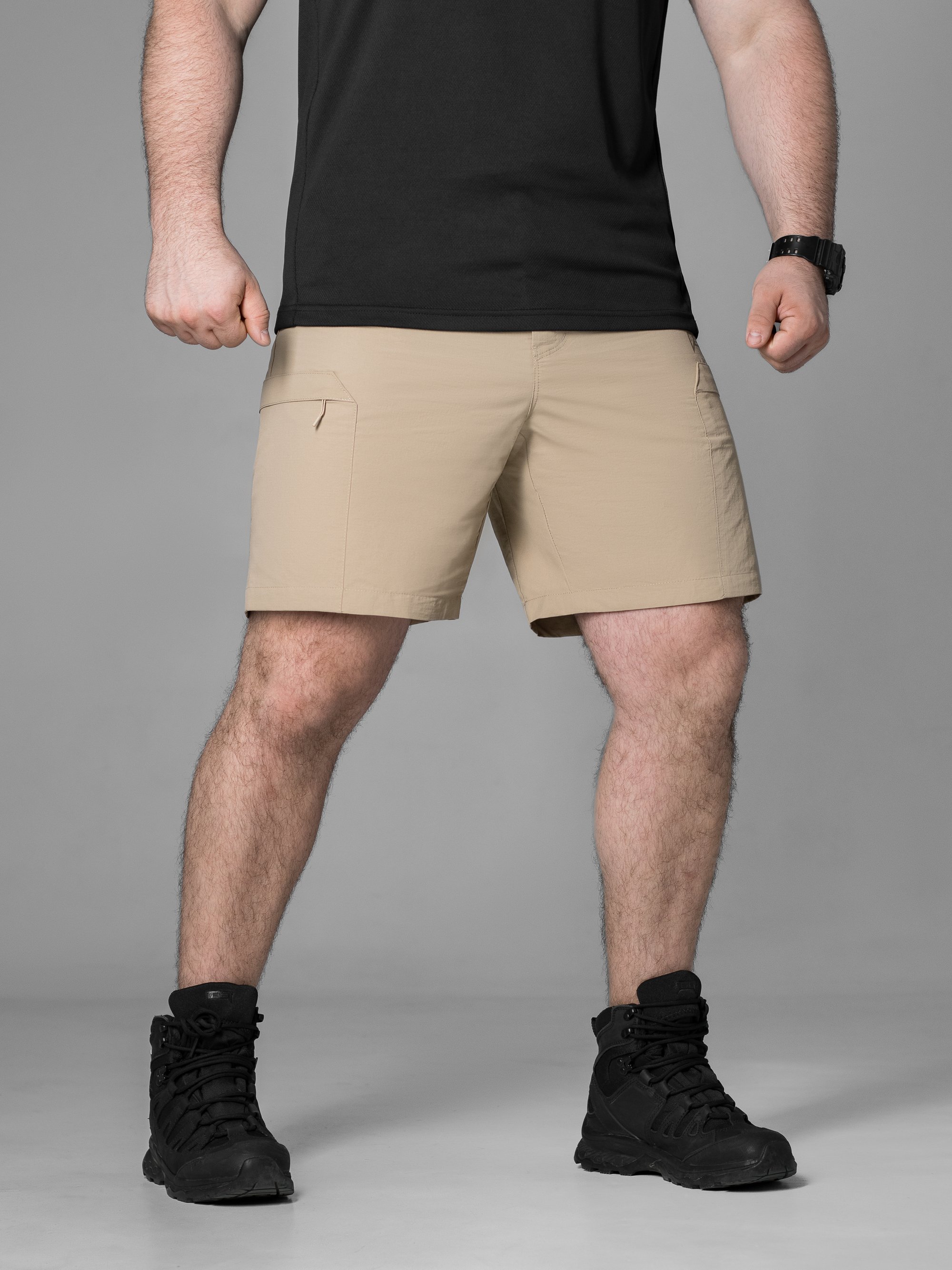 Шорти карго тактичні BEZET Urban пісочний - Фото 2