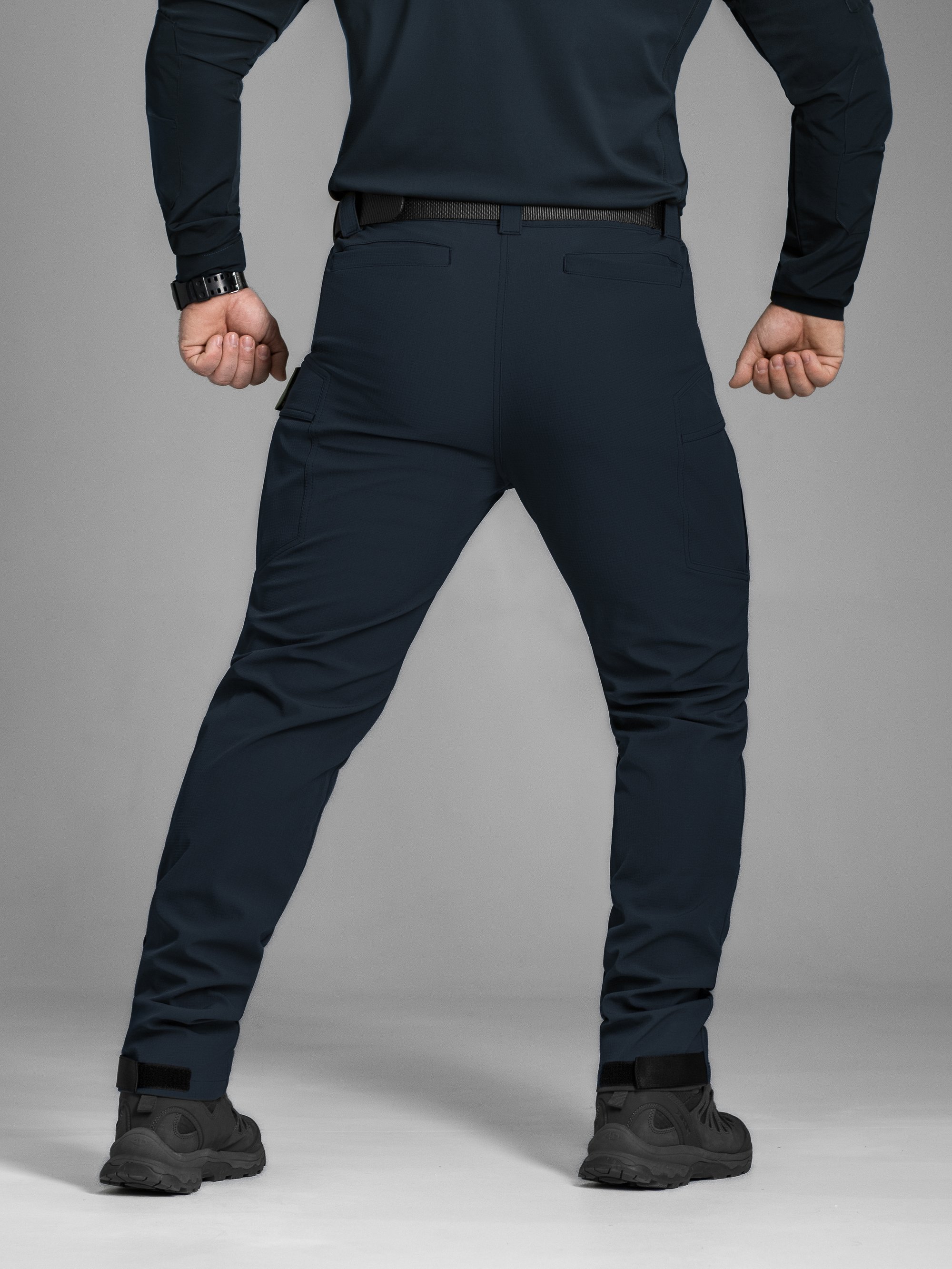 Брюки карго тактичні BEZET Капелан синій - Фото 15