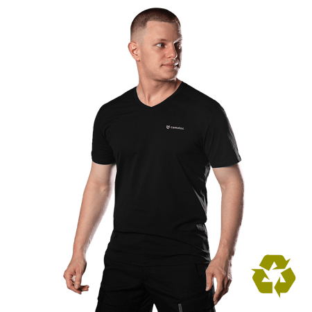 Футболка Camotec Totem V-neck Чорний KOMBAT