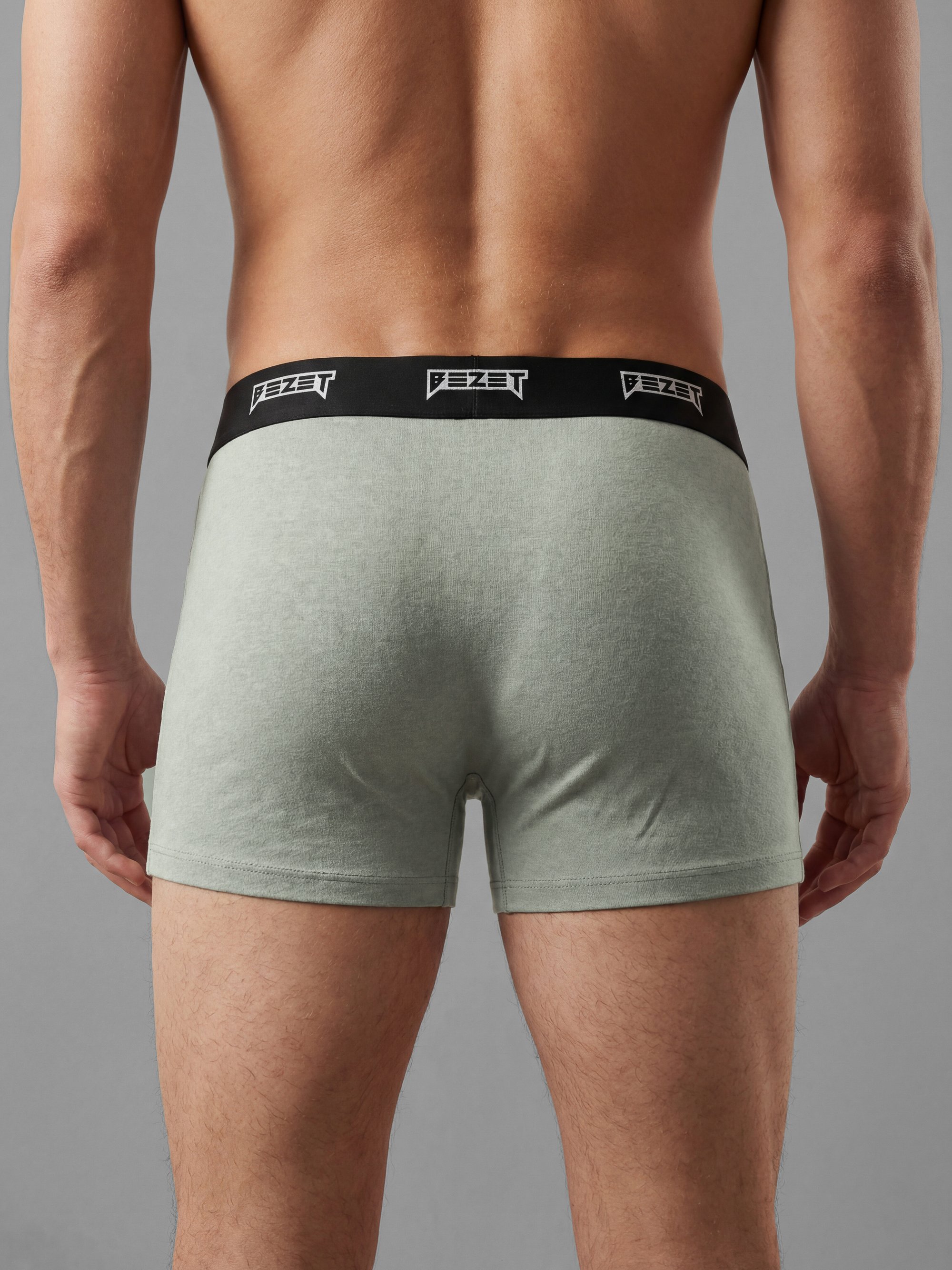 Комплект трусів BEZET Boxer cірий (2 пари) - Фото 2