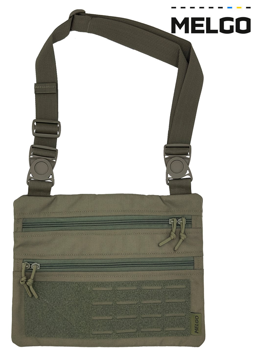 Тактична сумка через плече Олива Cordura 1000 D MELGO