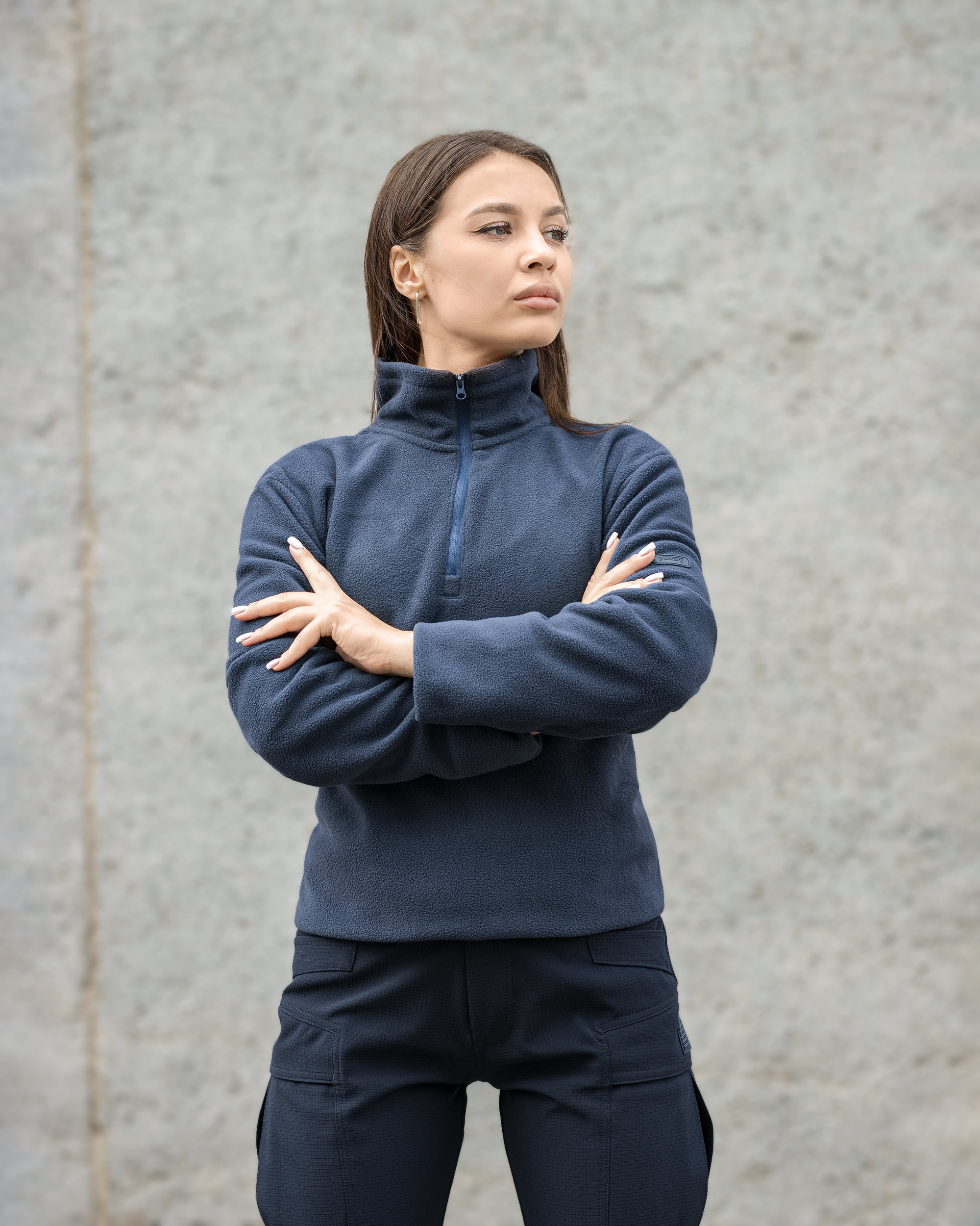 Кофта флісова Alpha синій