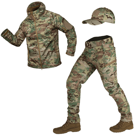 Костюм Camotec Softshell (Костюм+Бейсболка) мультикам KOMBAT