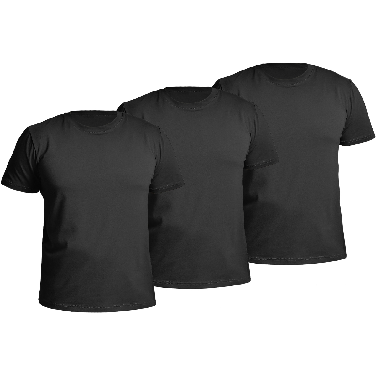 Комплект футболок Tactical Comfort Tee. Колір Чорний 3шт GIG MILITARY