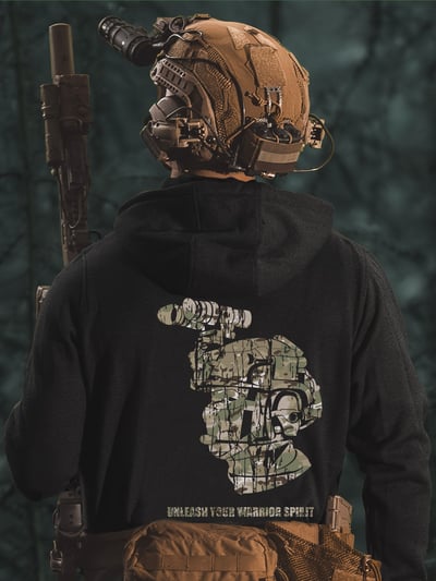 Худі BEZET Fighter чорний - Фото 1