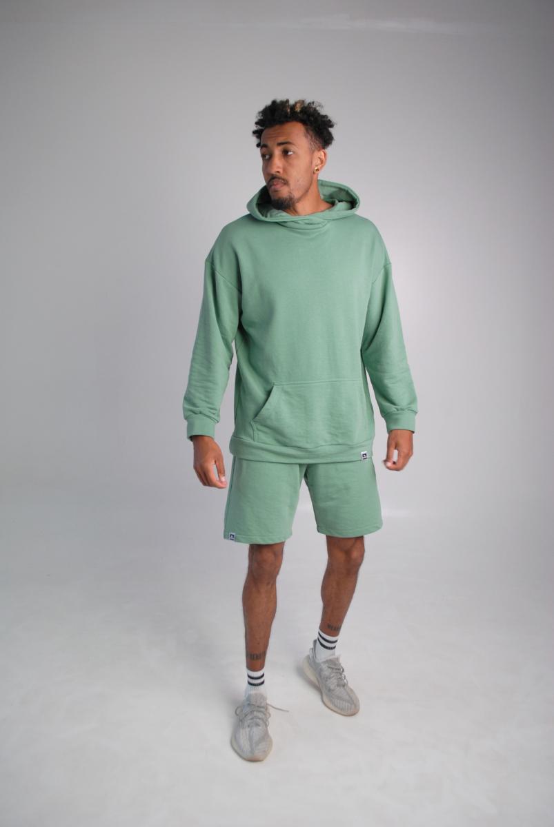 Комплект шорти худі ментол Hi mate