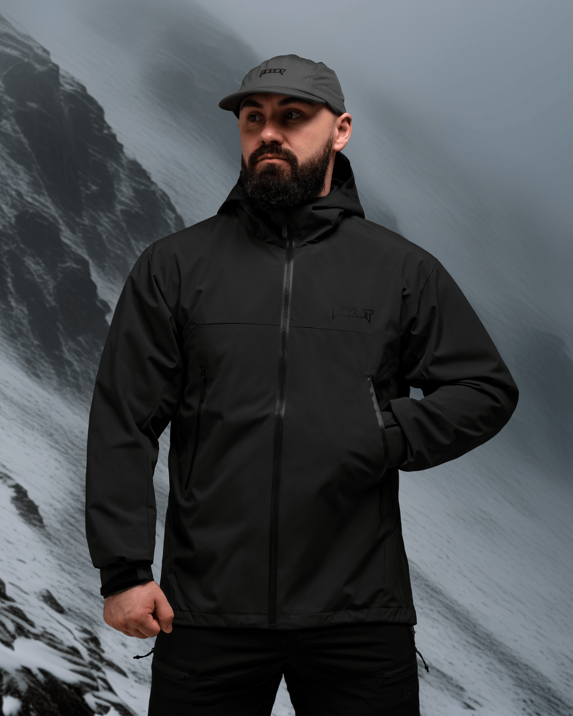 Куртка вітрівка BEZET WindBreaker чорний - Фото 1