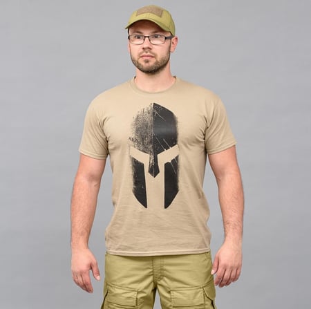 Футболка з принтом "GLADIATOR" KHAKI Armoline
