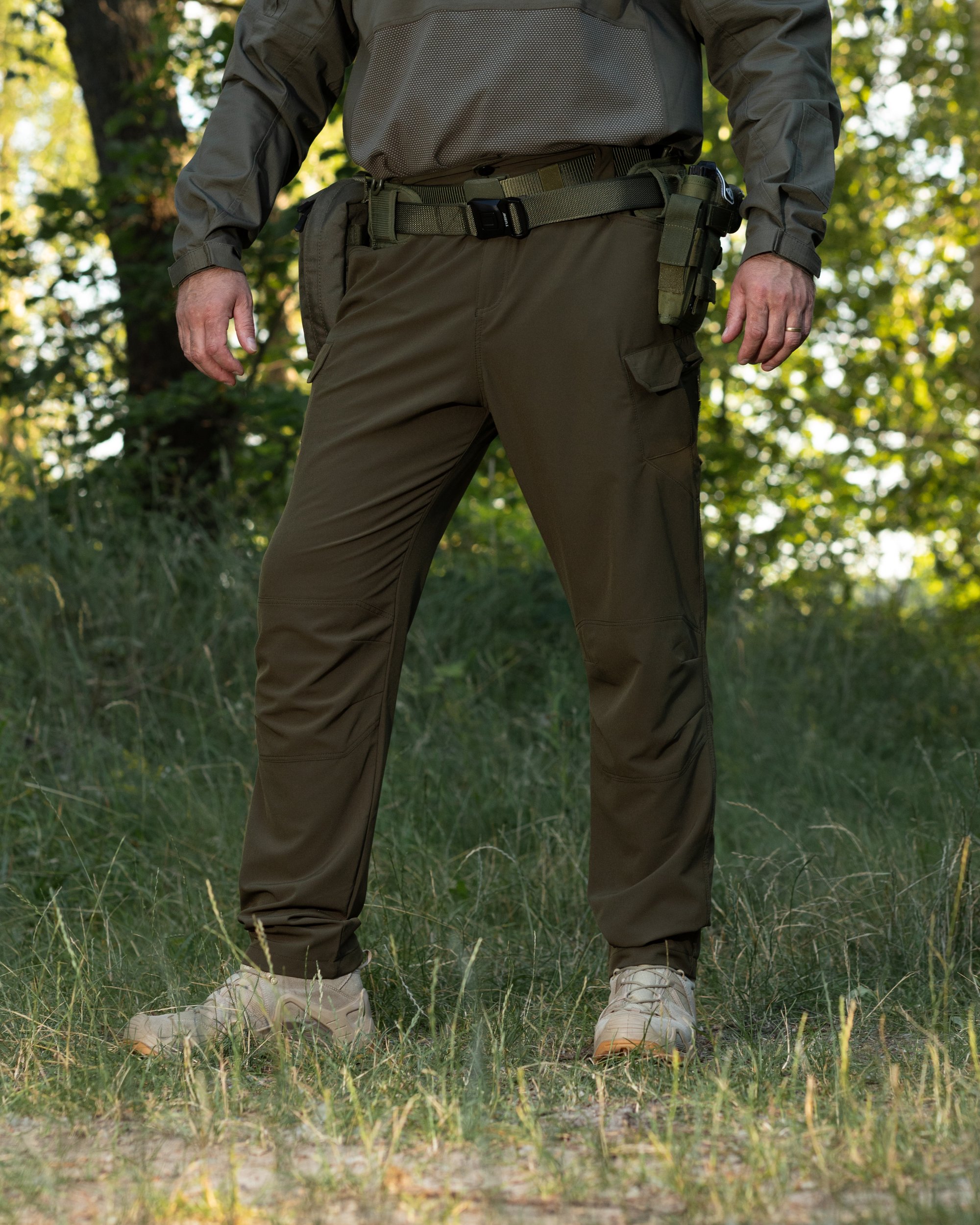 КОМПЛЕКТ (БРЮКИ КАРГО ТАКТИЧНІ BEZET БАЙРАКТАР ХАКІ, СОРОЧКА БОЙОВА BEZET FIGHT 2.0 ХАКІ) - Фото 14