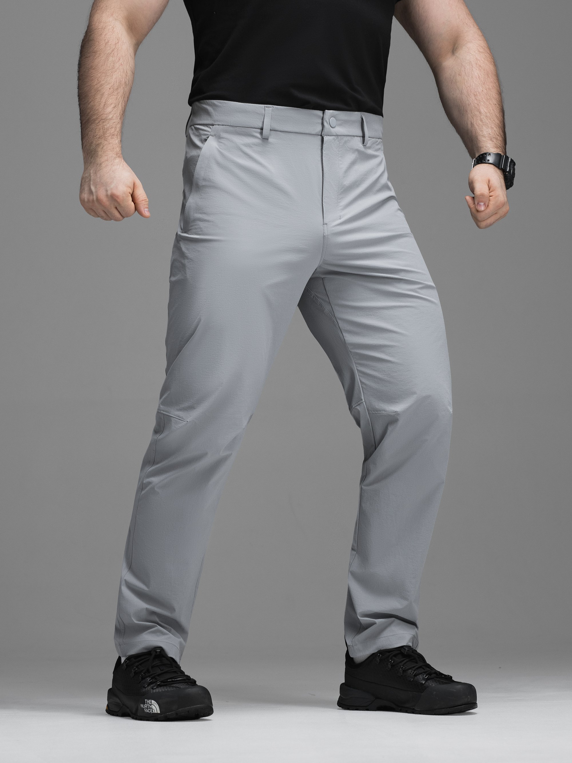 Брюки BEZET Decent сірий - Фото 23