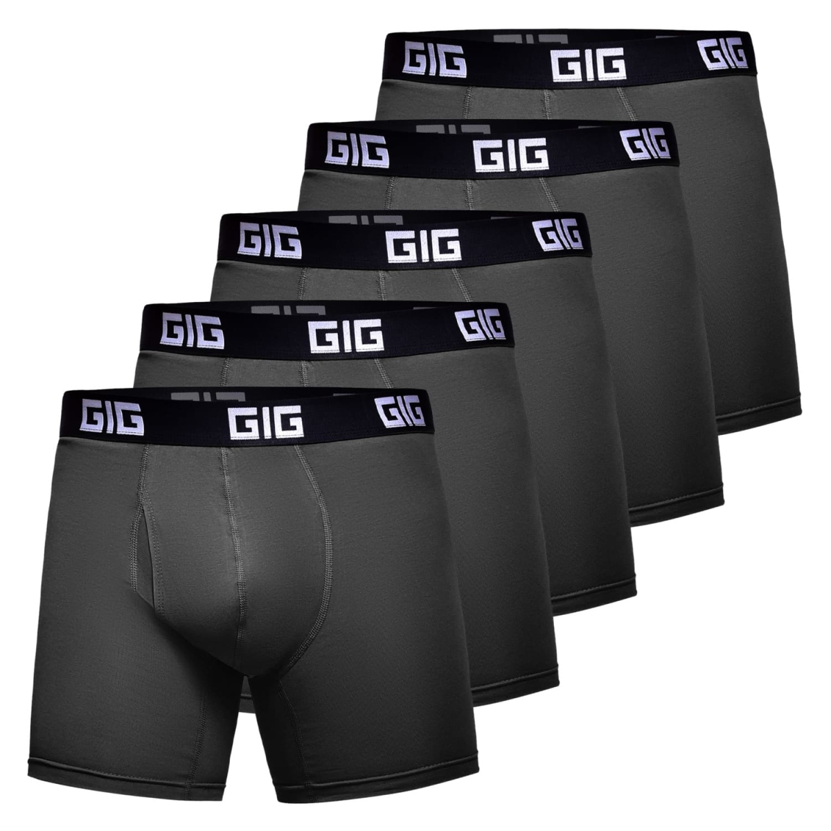Комплект трусів Freedom подовжені. Колір Чорний, 5 шт GIG MILITARY